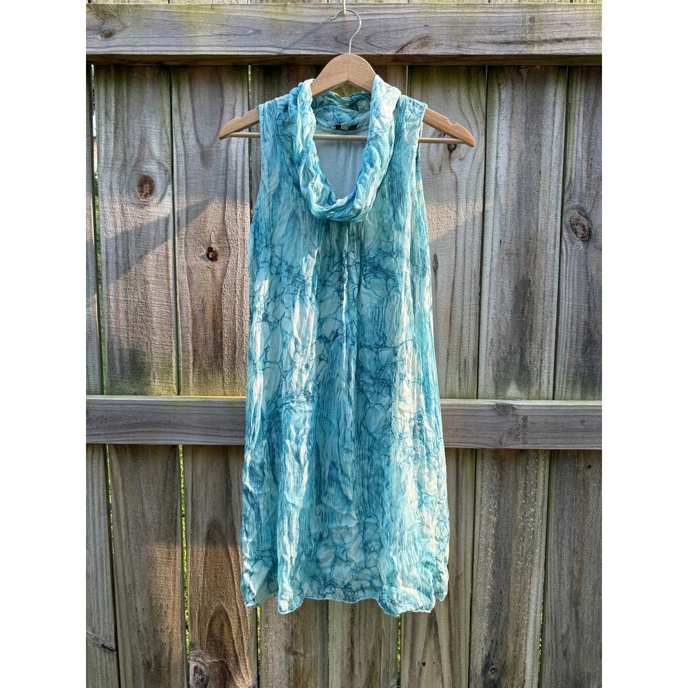 Via Signoria Italian Silk Hand-Dyed Scarf Dress